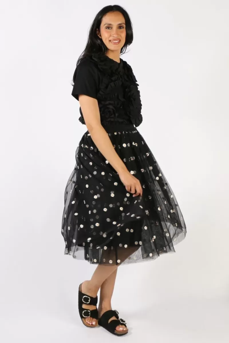 TRELISE COOPER Coop I Love You Tutu Skirt In Black