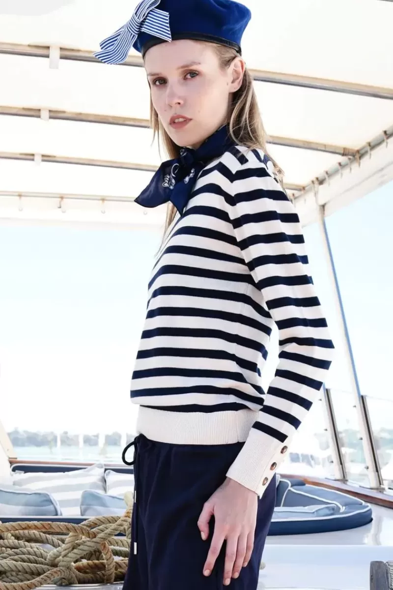 TRELISE COOPER Cooper Better Sweater Weather Jumper In Stripe