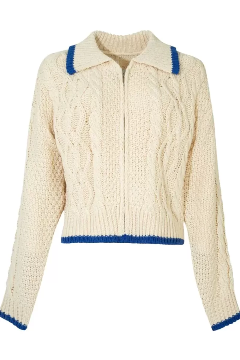 TRELISE COOPER Cooper Let Knit Be Jacket In Ivory