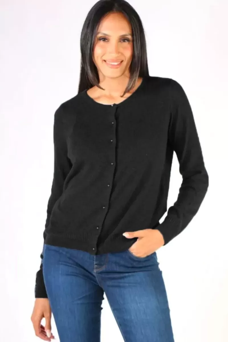 JUMP Core Cardigan In Black By