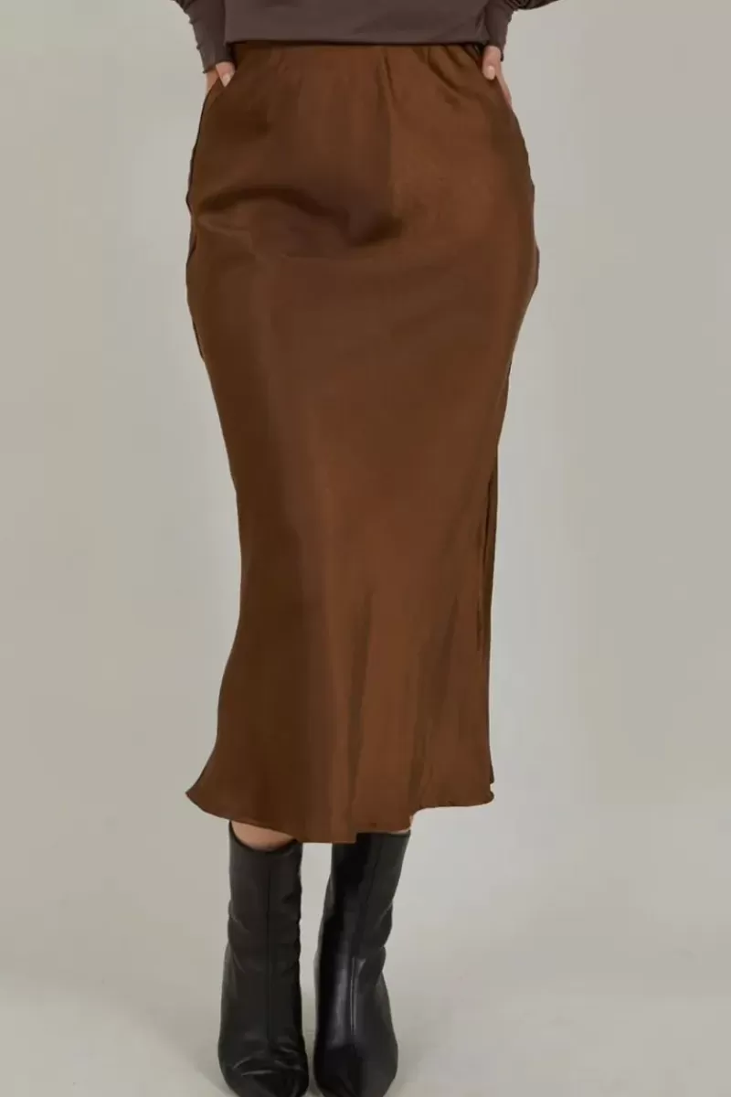 COSTER Skylar Skirt In Bronze