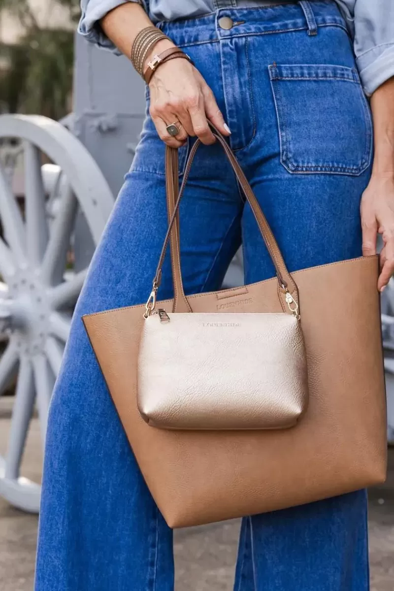 LOUENHIDE Dakota Bag By In Camel