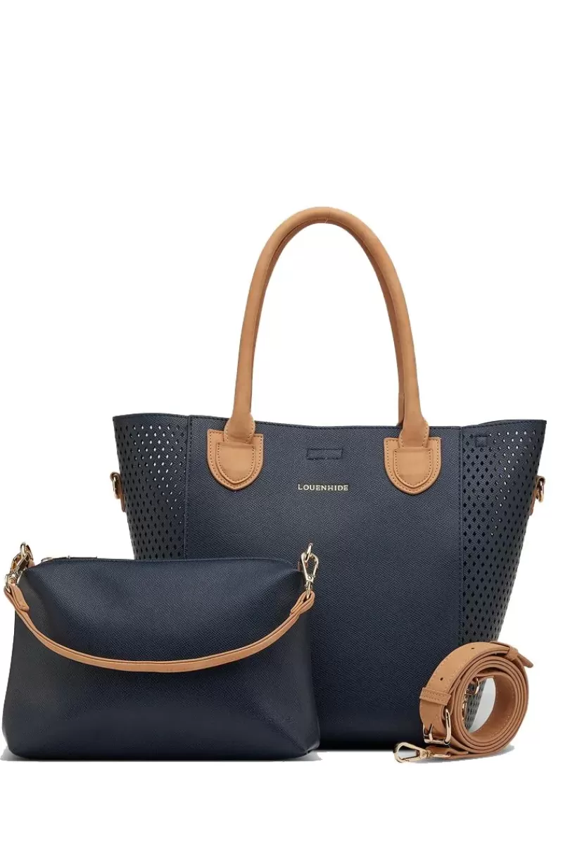 LOUENHIDE Dublin Tote Bag By In Navy