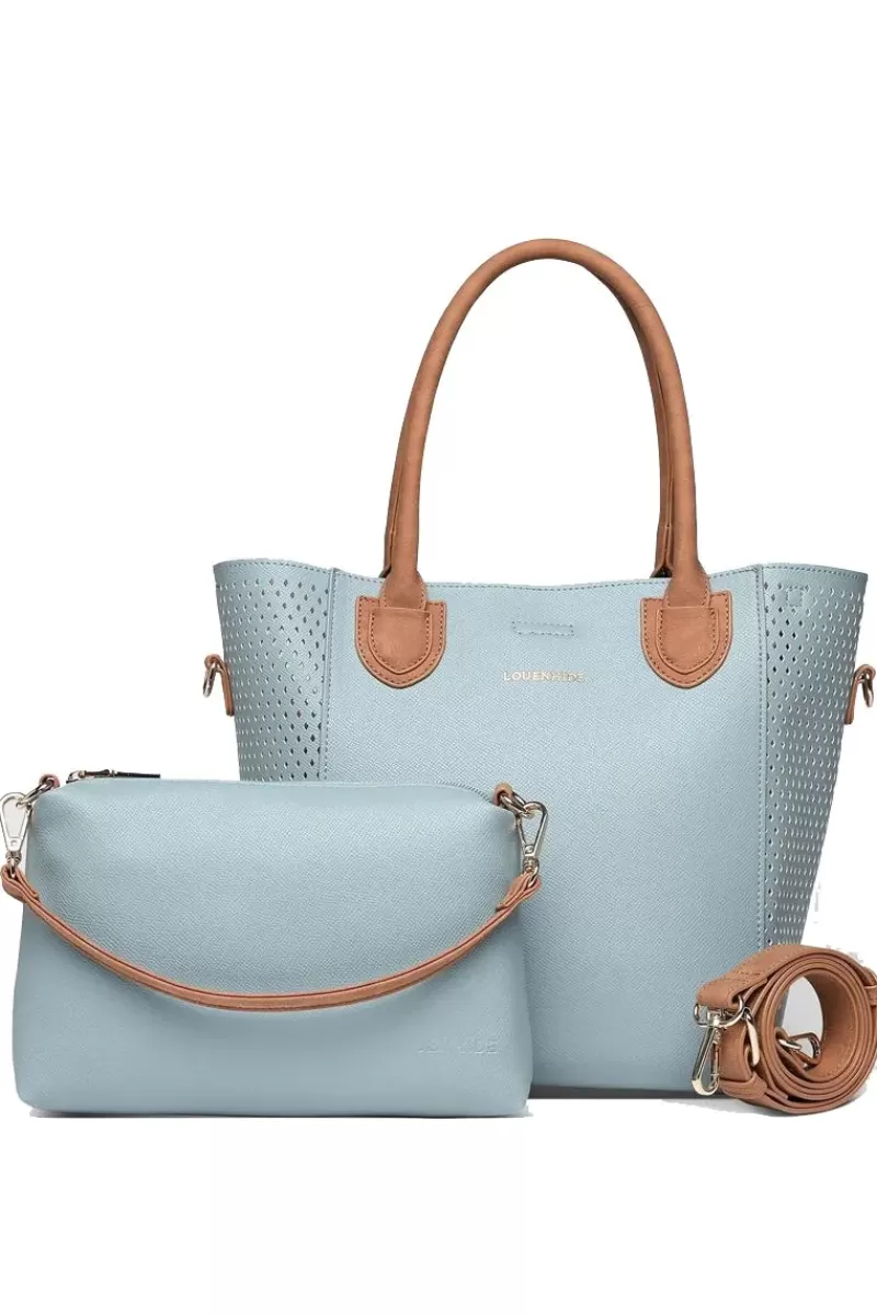 LOUENHIDE Dublin Tote Bag By In Wedgewood