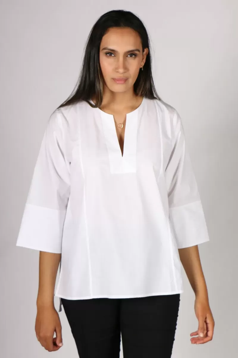 BAGRUU Ellie Top In White By