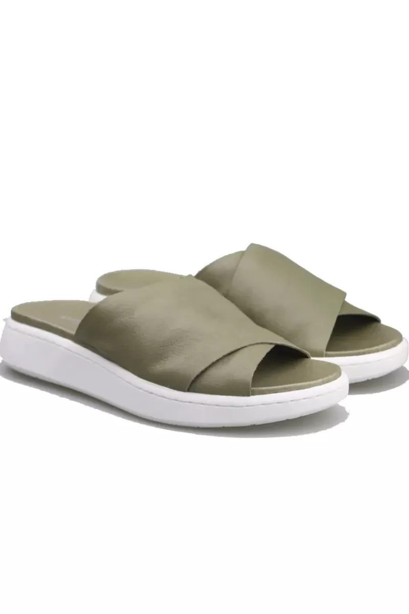 DJANGO & JULIETTE Elvina Slide In Khaki By