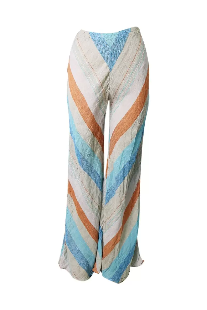 ESTILO Novo Flare Pant In Aqua