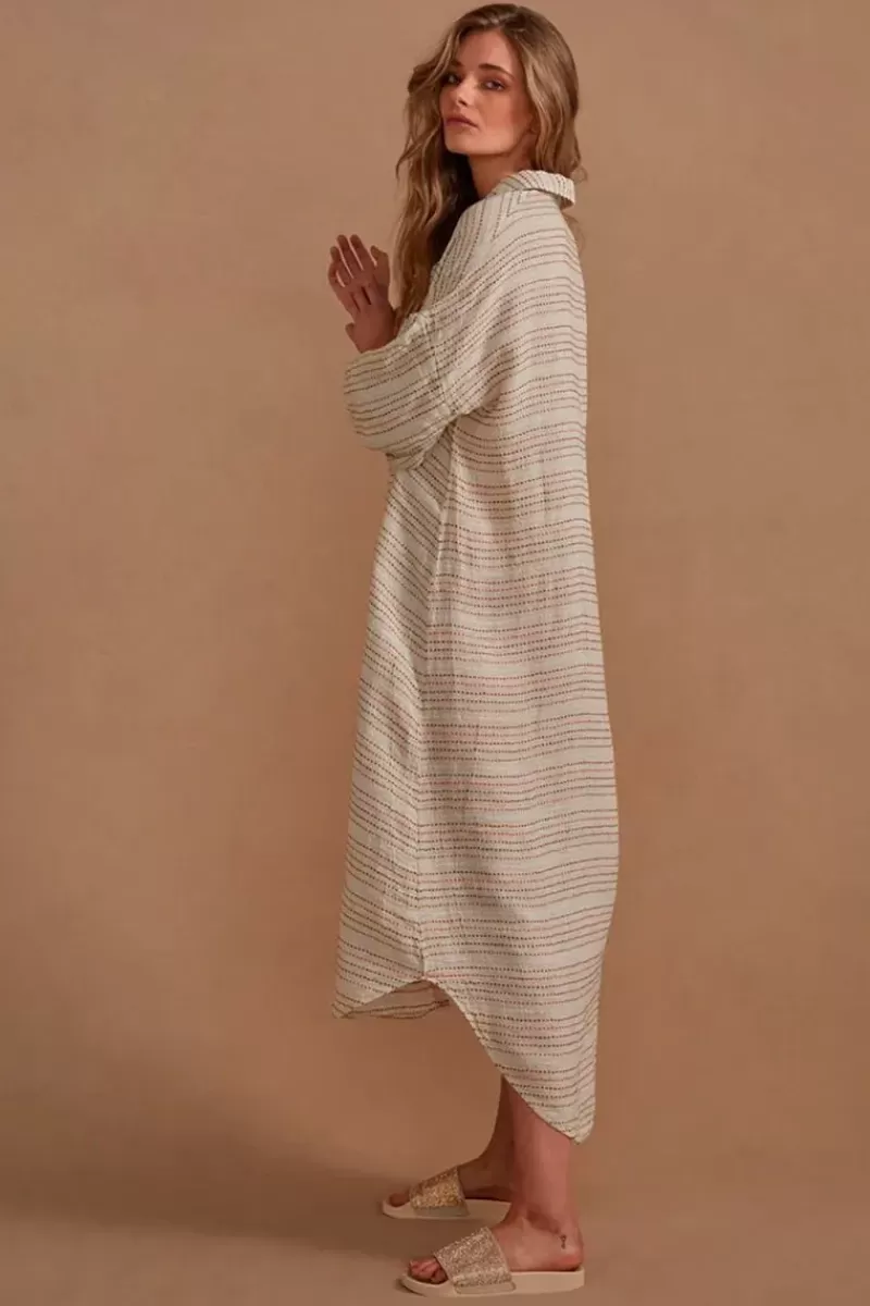 ESTILO Sari Maxi Dress In Stripe