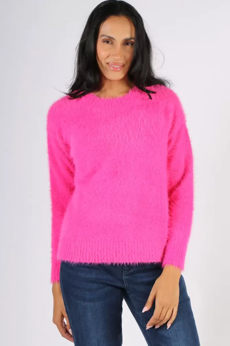 FOIL Fluff Love Sweater In Pink