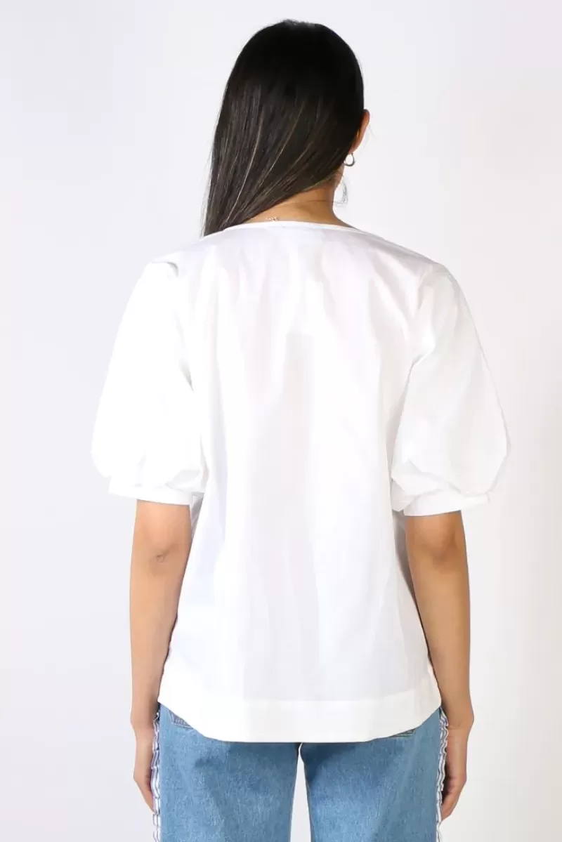 FOIL Hide & Seek Top In White