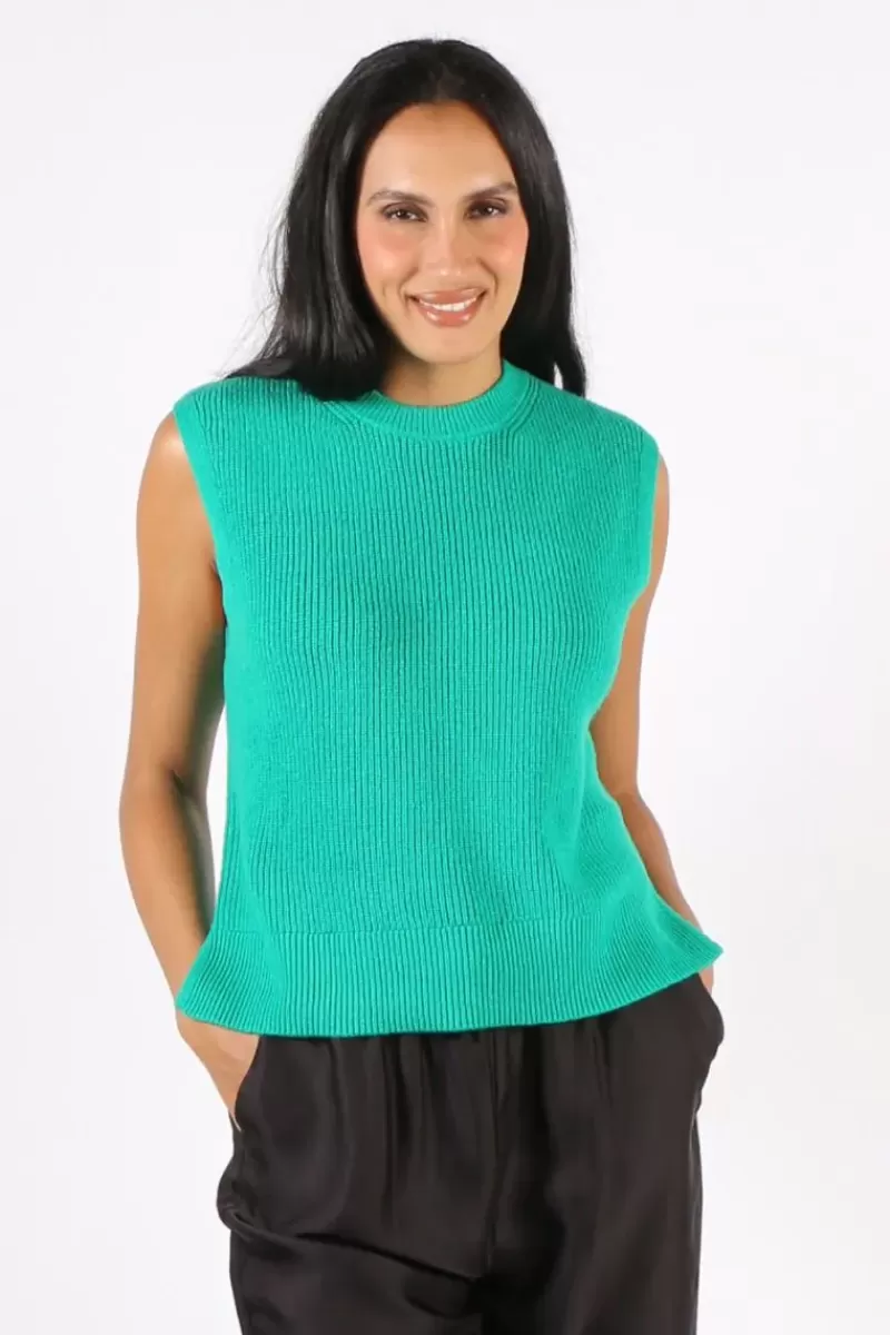 FOIL Pop Quiz Vest In Green