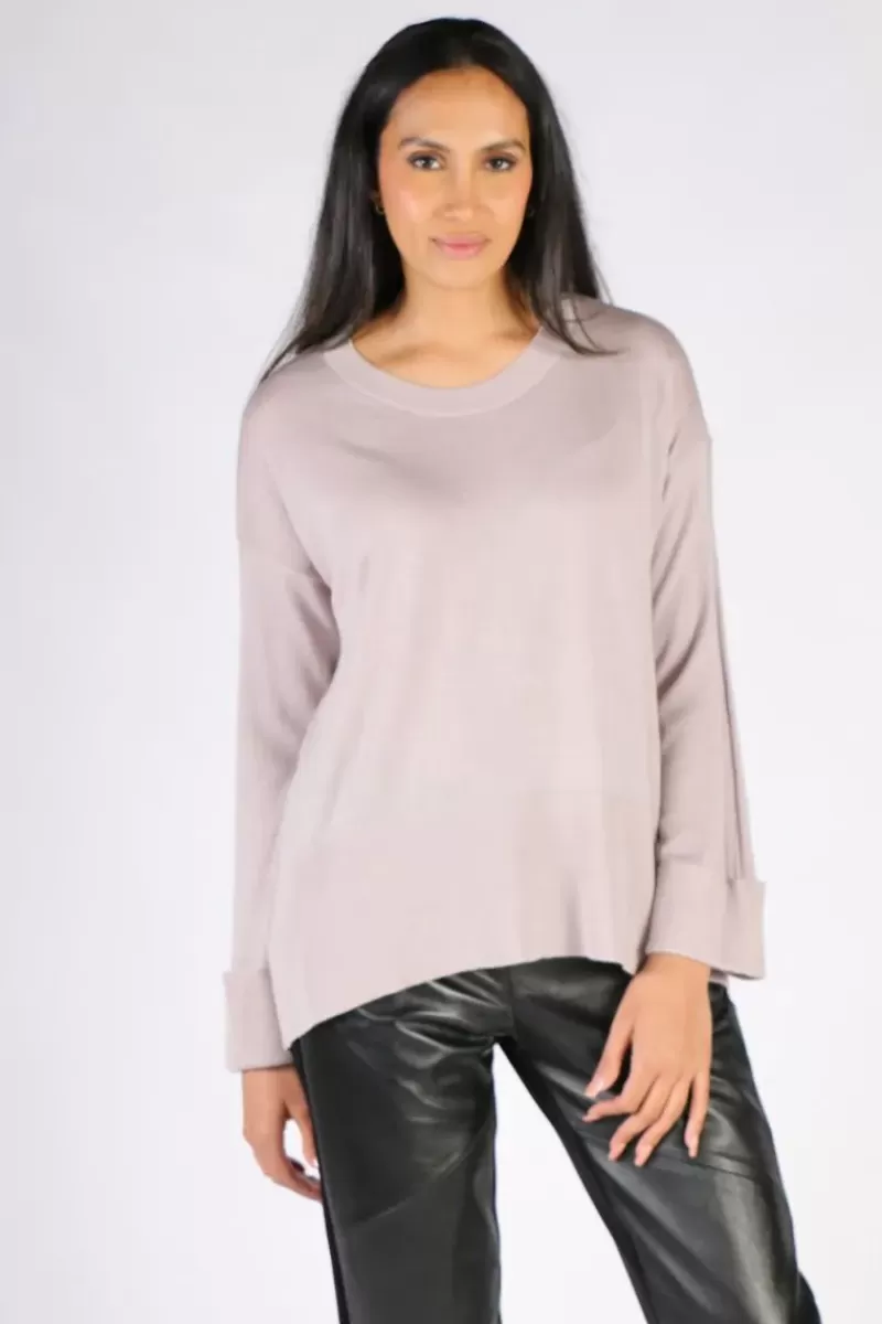 FOIL Sleeve It With Me Jumper In Oyster