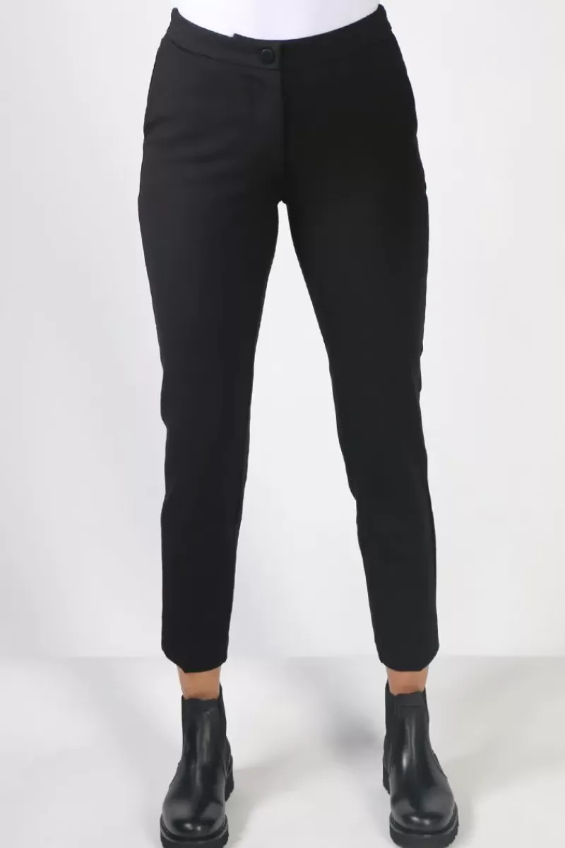 FOIL Straight & Narrow Trouser In Black