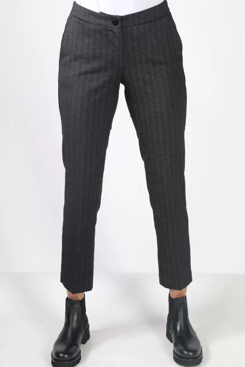 FOIL Straight & Narrow Trouser In Stripe