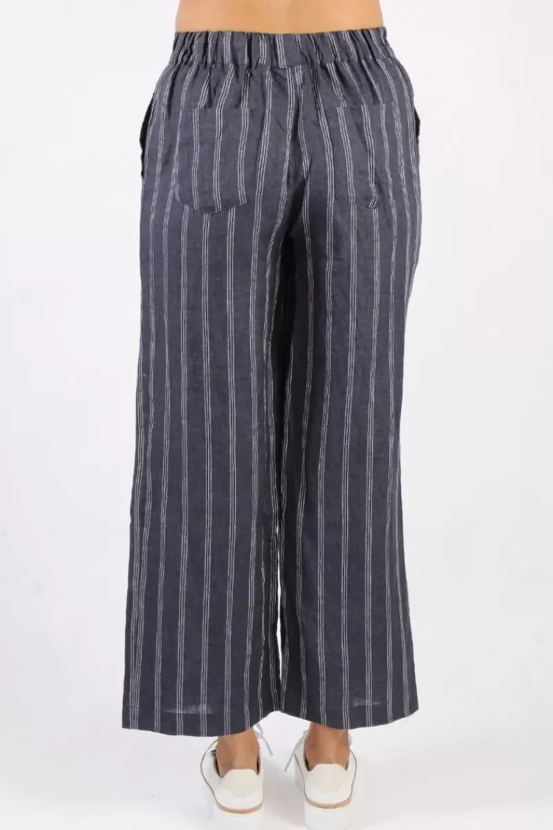 FOIL Wide Leg Variety Pant In Stripe