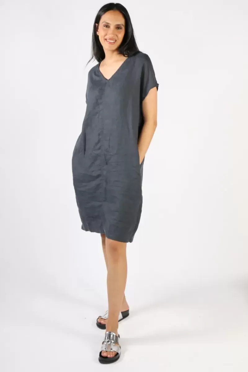 FROCKK Laura Dress In Charcoal