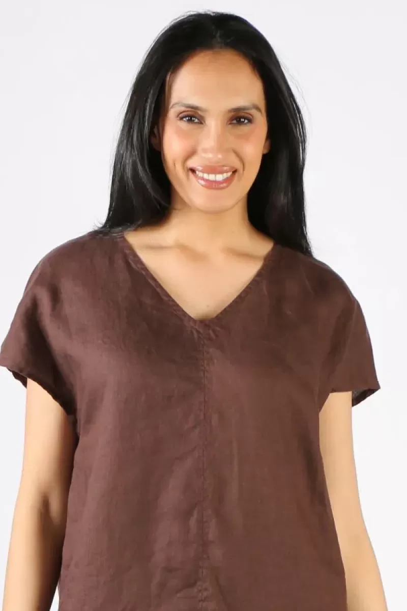 FROCKK Laura Top In Chocolate