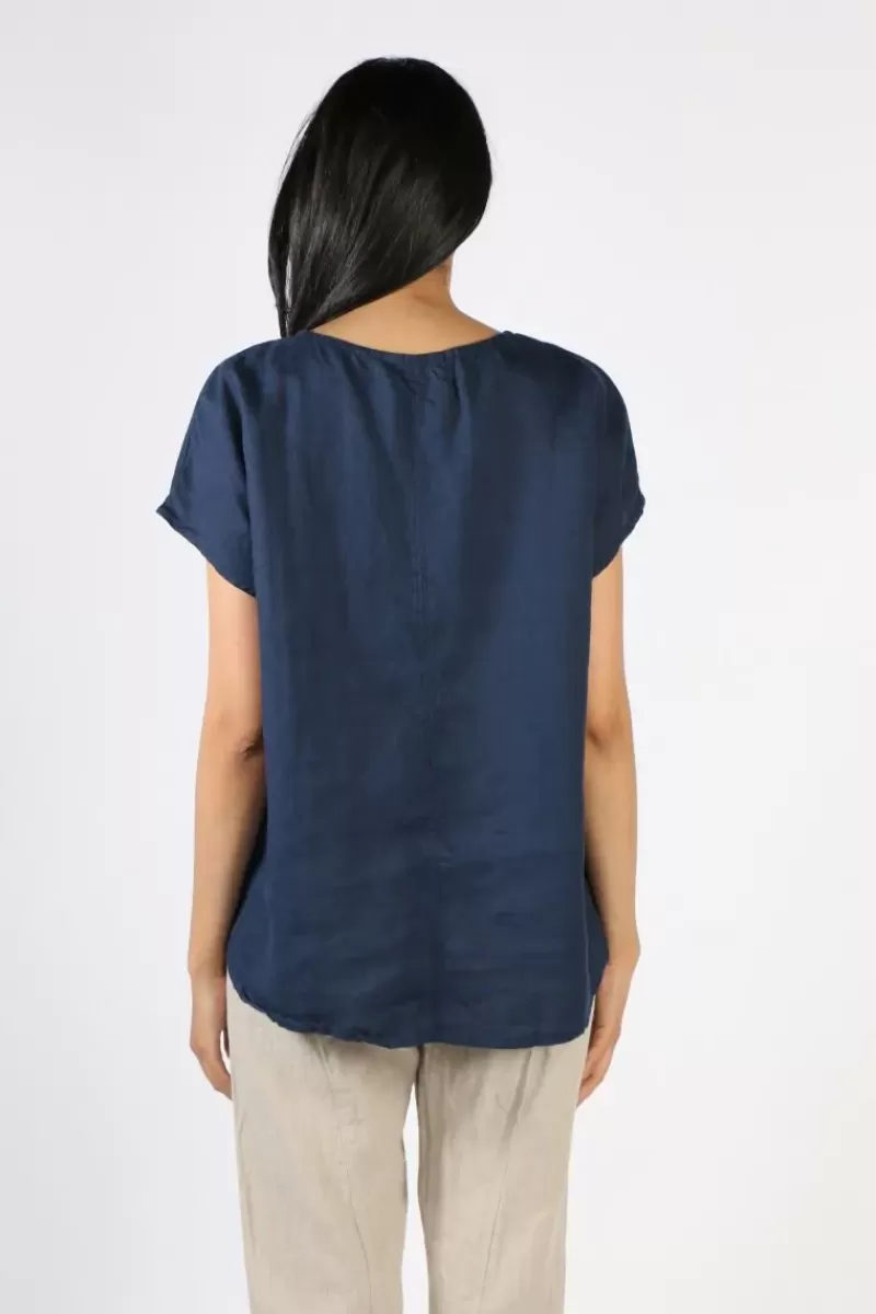 FROCKK Laura Top In Navy