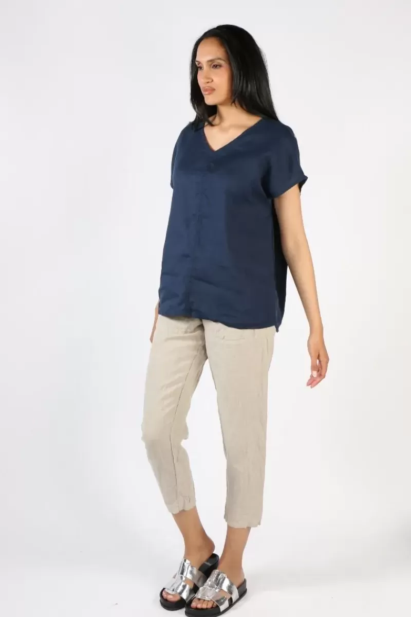 FROCKK Laura Top In Navy