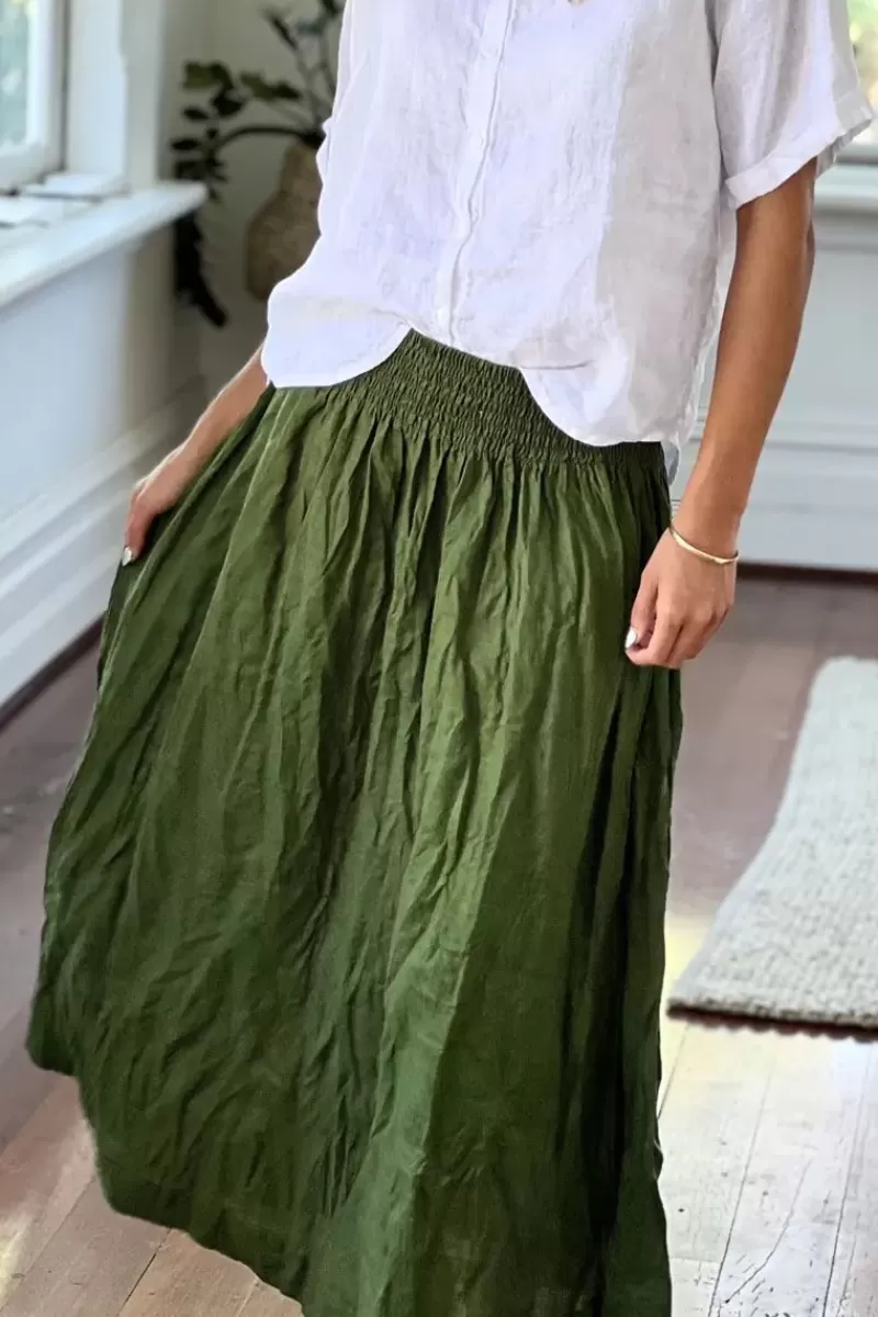 FROCKK Lulu Skirt In Moss