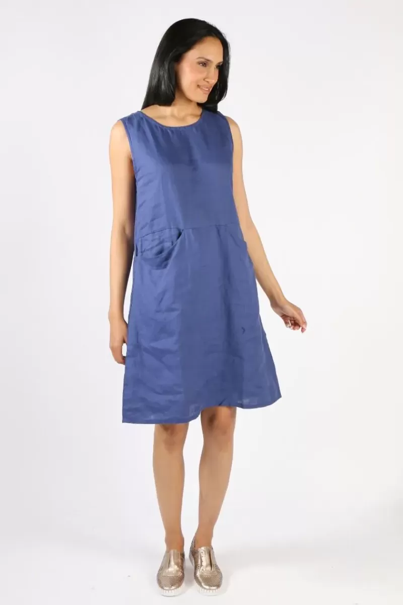 FROCKK Poppy Dress In Blue