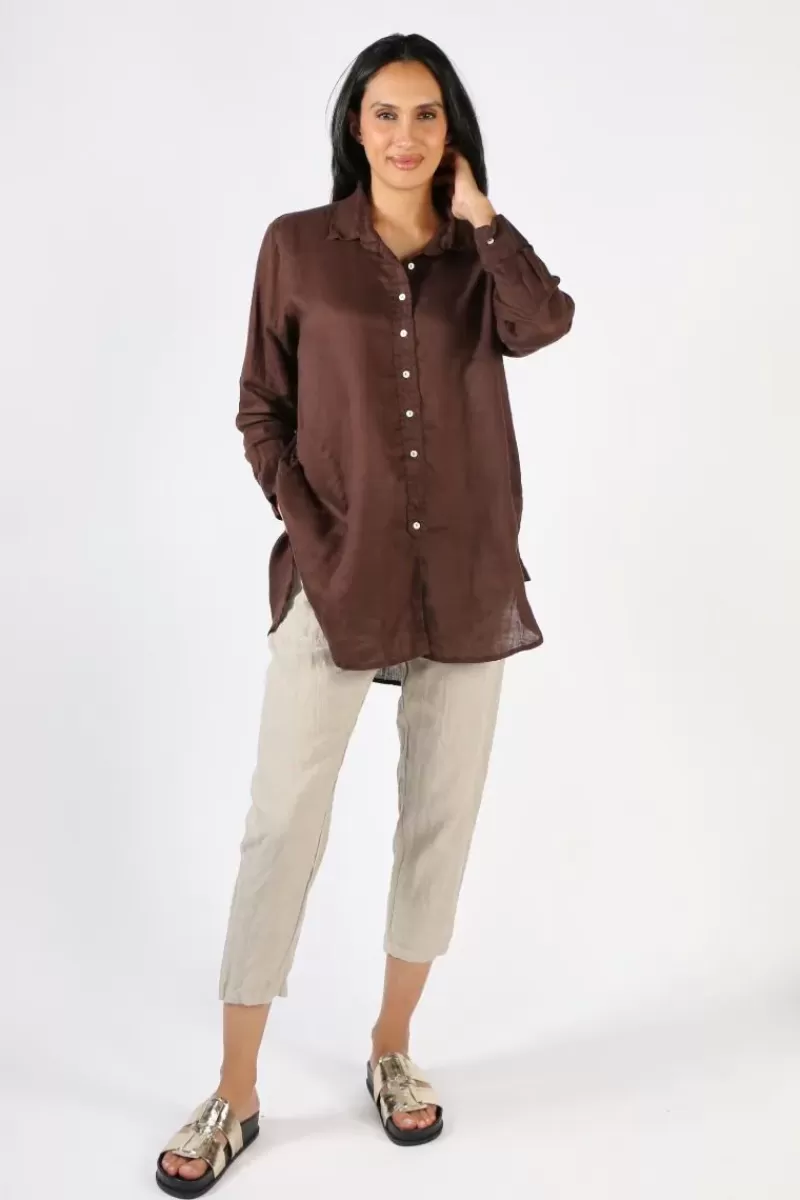 FROCKK Sita Shirt In Chocolate