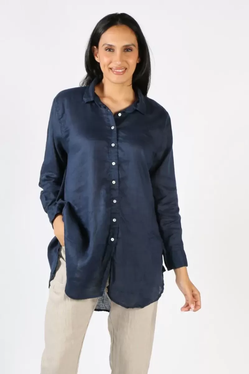 FROCKK Sita Shirt In Navy