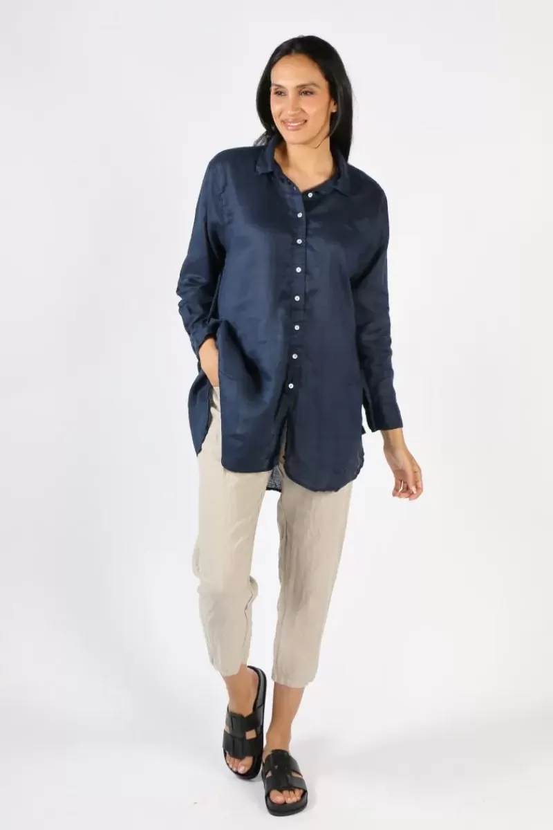 FROCKK Sita Shirt In Navy