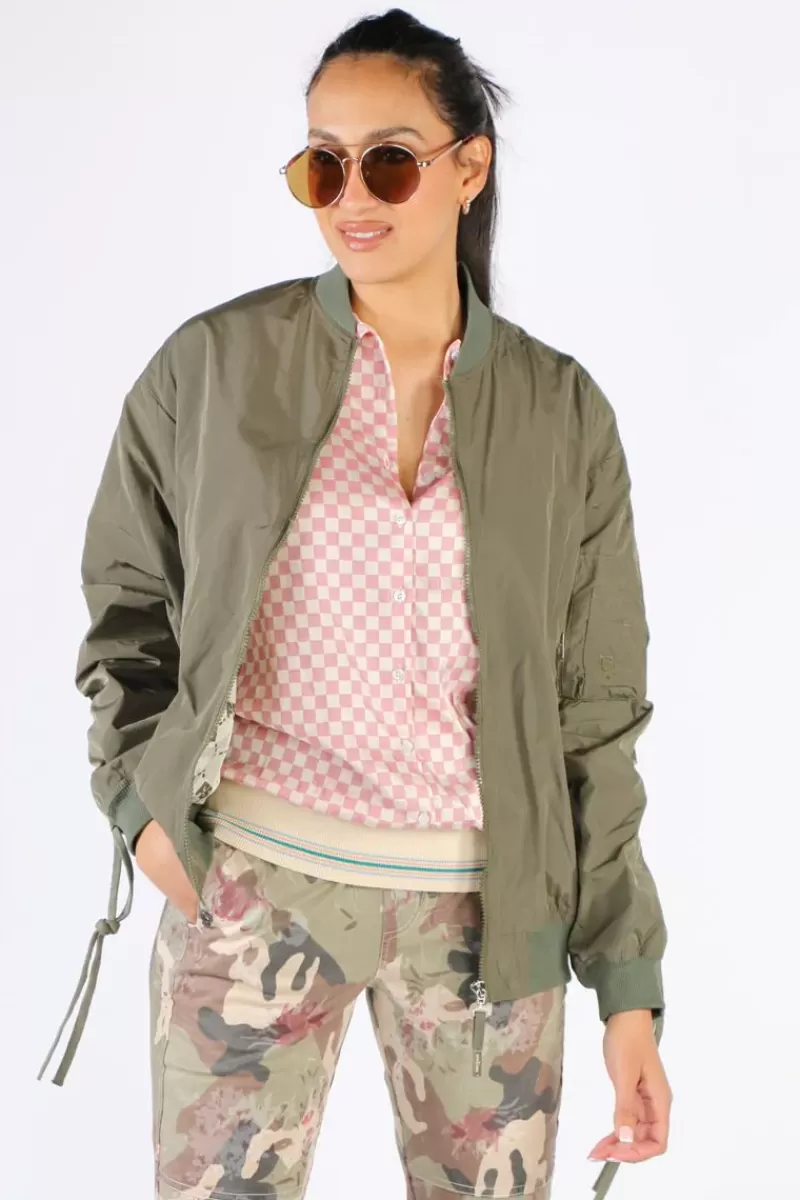 FUNKY STAFF Alba Funky Club Jacket In Olive