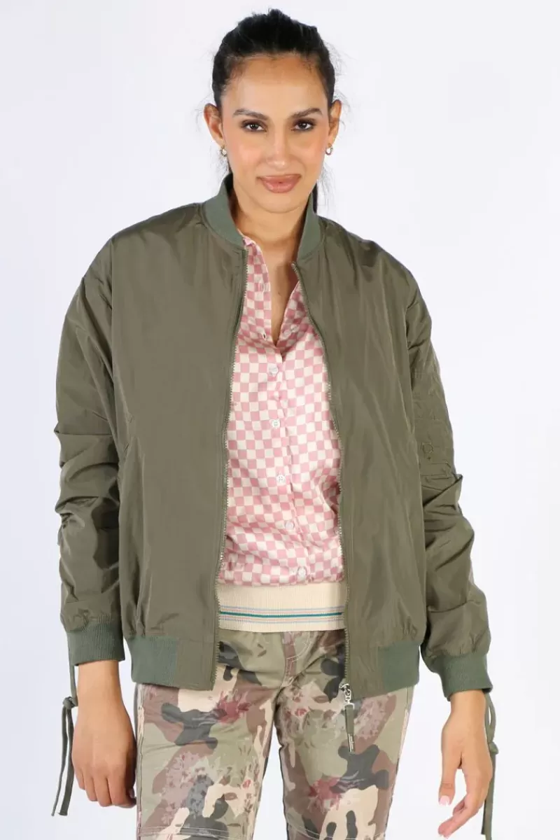 FUNKY STAFF Alba Funky Club Jacket In Olive