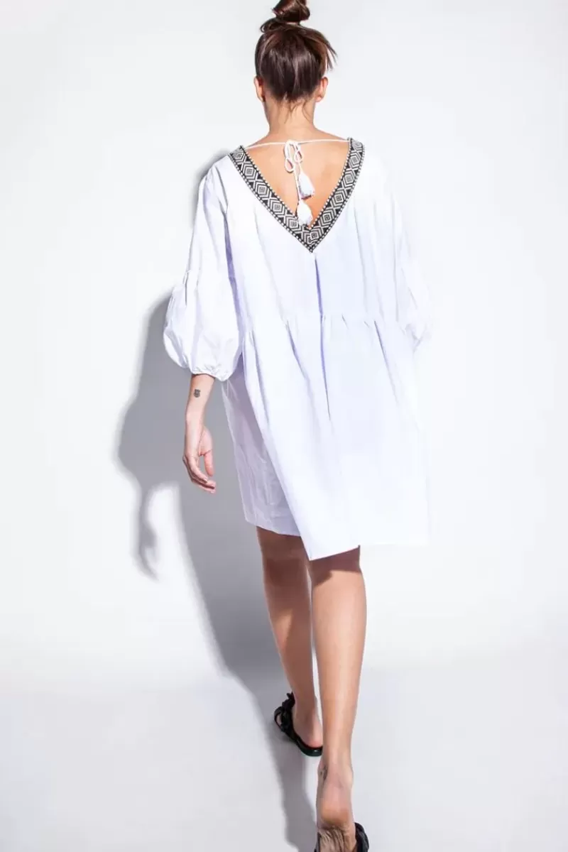 FUNKY STAFF Bree Dress In White