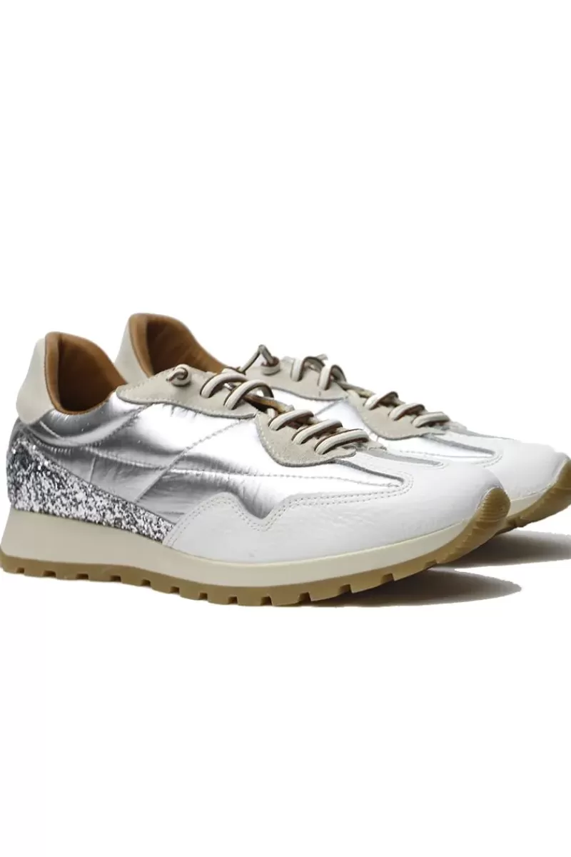 NEO Glitter Coso Sneaker By In White