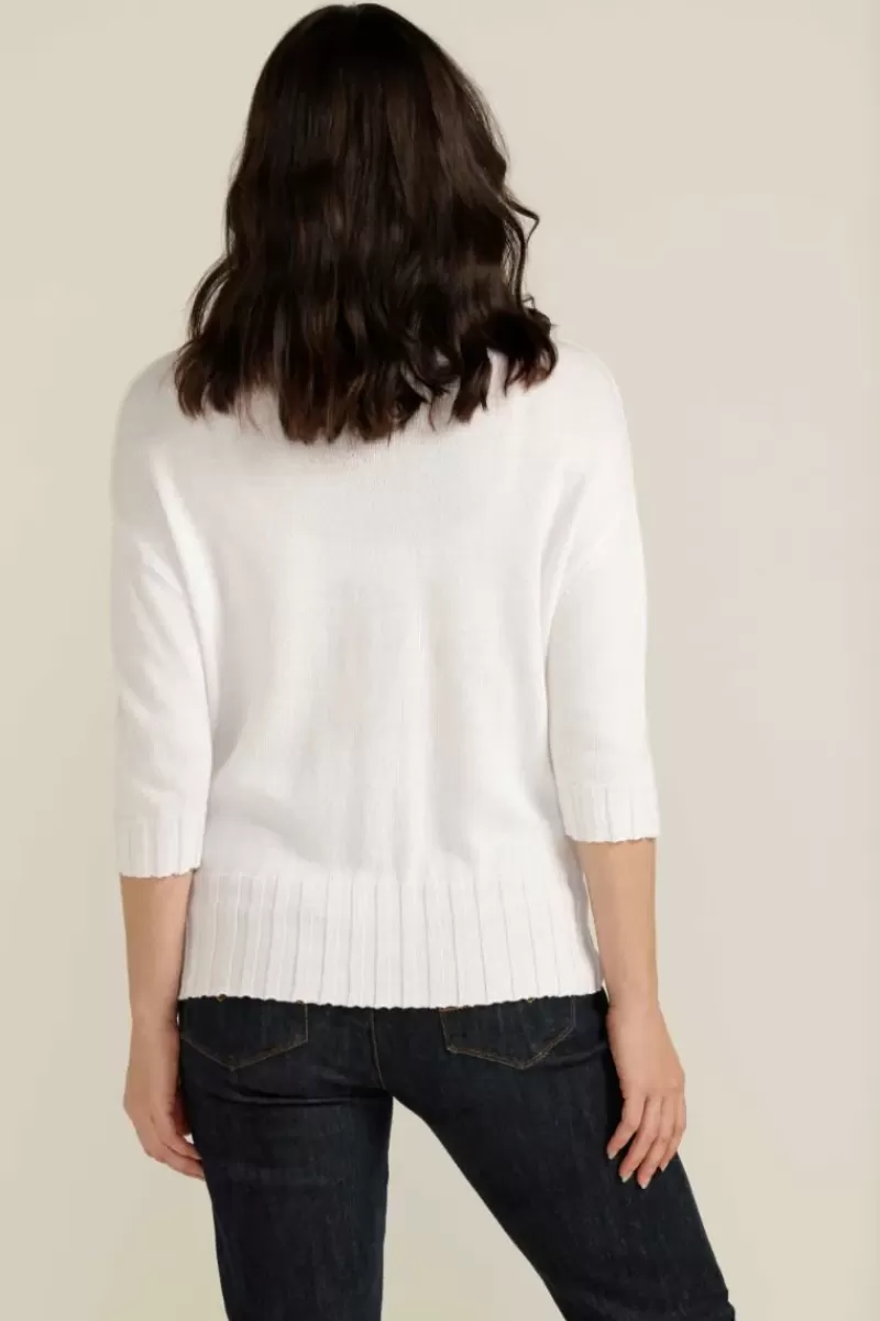 GOONDIWINDI COTTON Boxy Jumper In White