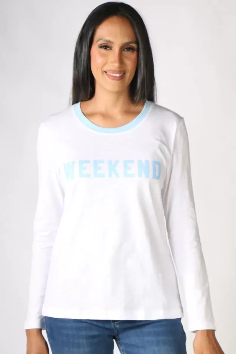 GOONDIWINDI COTTON Weekend Tee In Blue