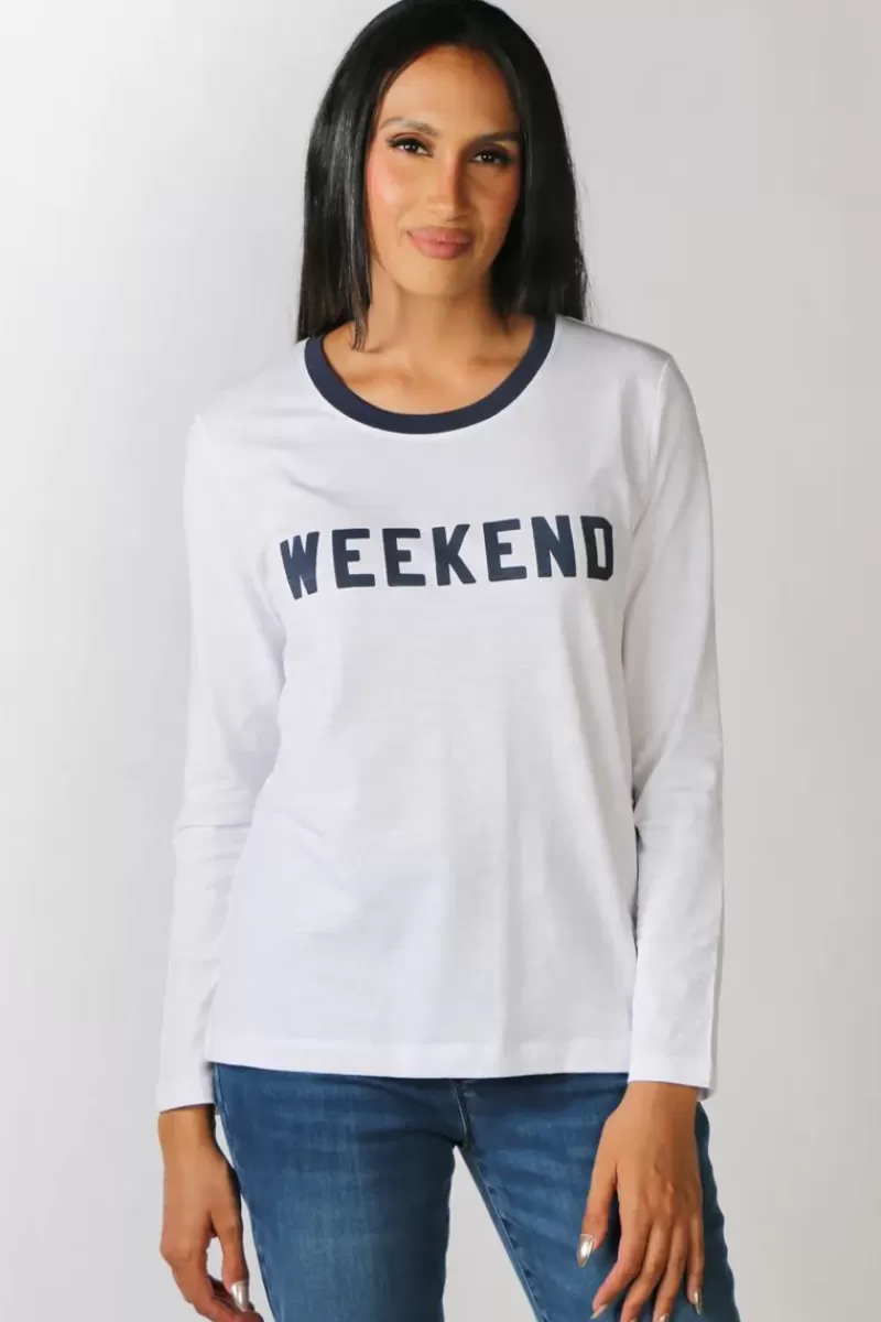 GOONDIWINDI COTTON Weekend Tee In Navy