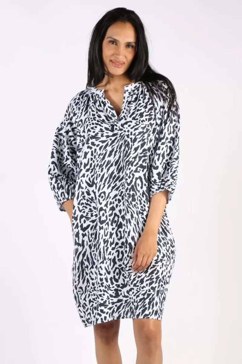 GORDON SMITH Cape Cod Dress In Animal Print