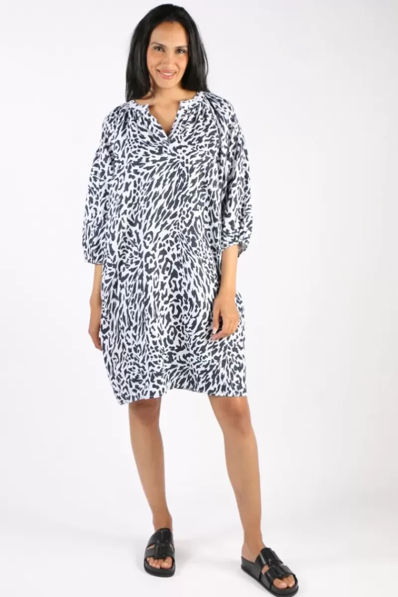 GORDON SMITH Cape Cod Dress In Animal Print