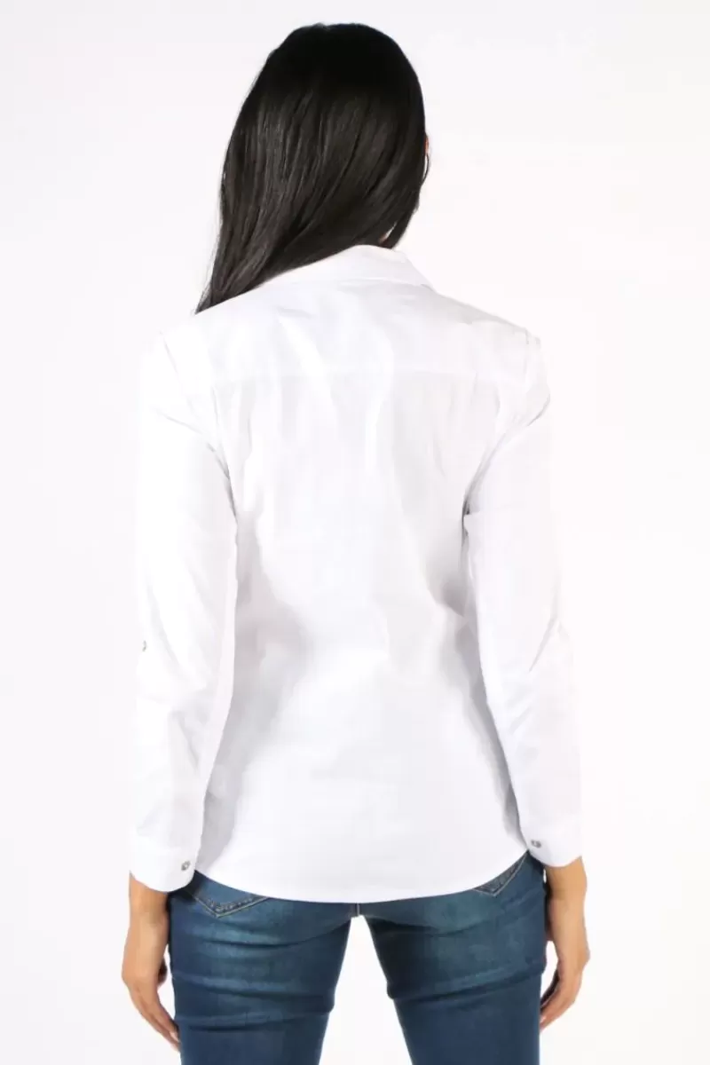 GORDON SMITH Emma Shirt In White