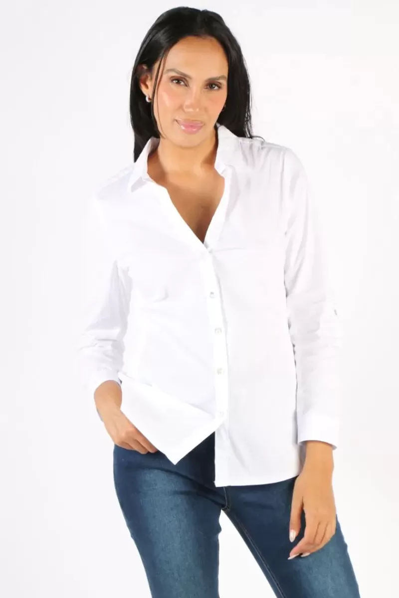 GORDON SMITH Emma Shirt In White