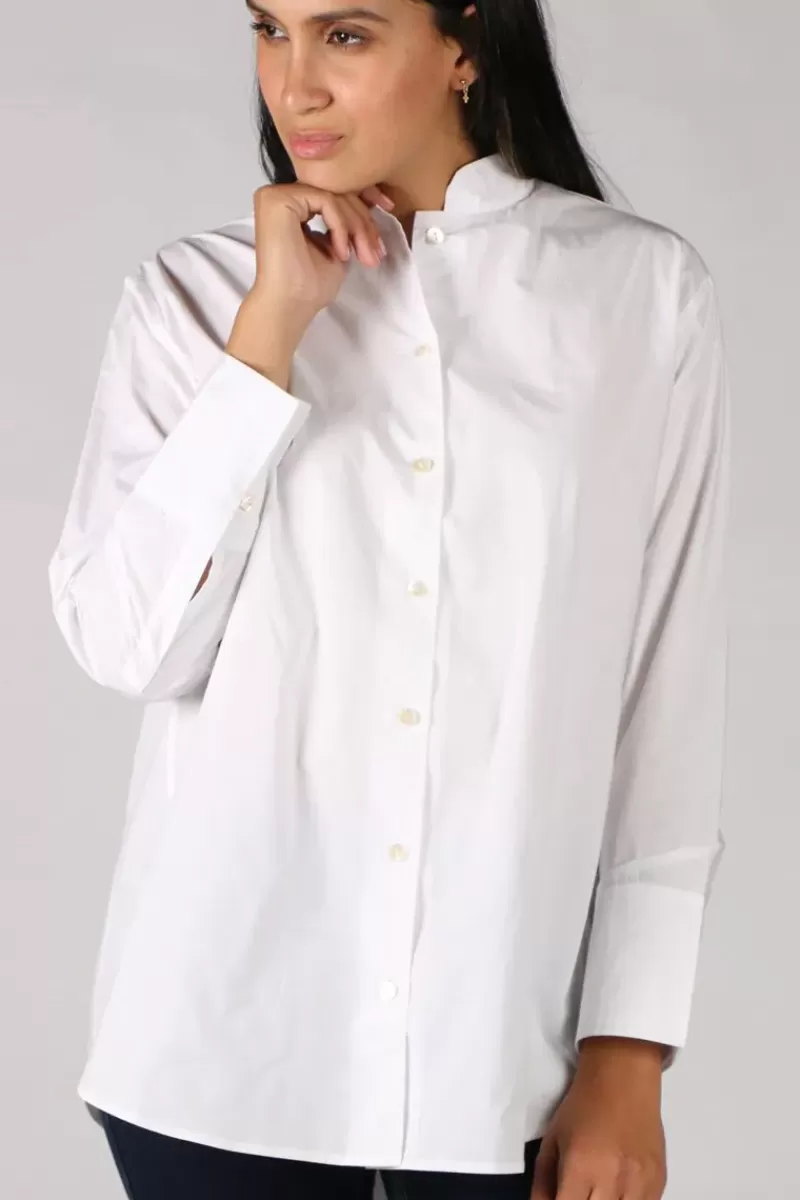 BAGRUU Gujarat Shirt In White By