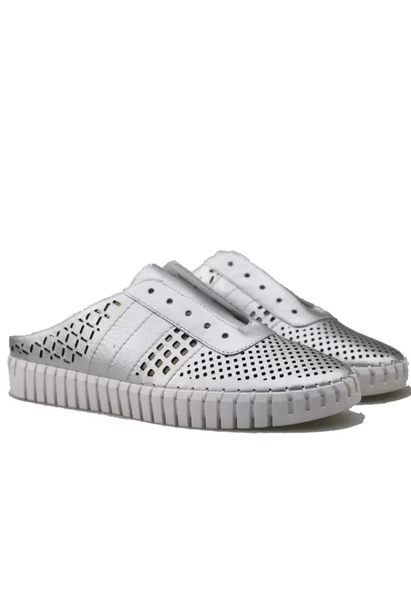 DJANGO & JULIETTE Habiba Sneaker By In Silver