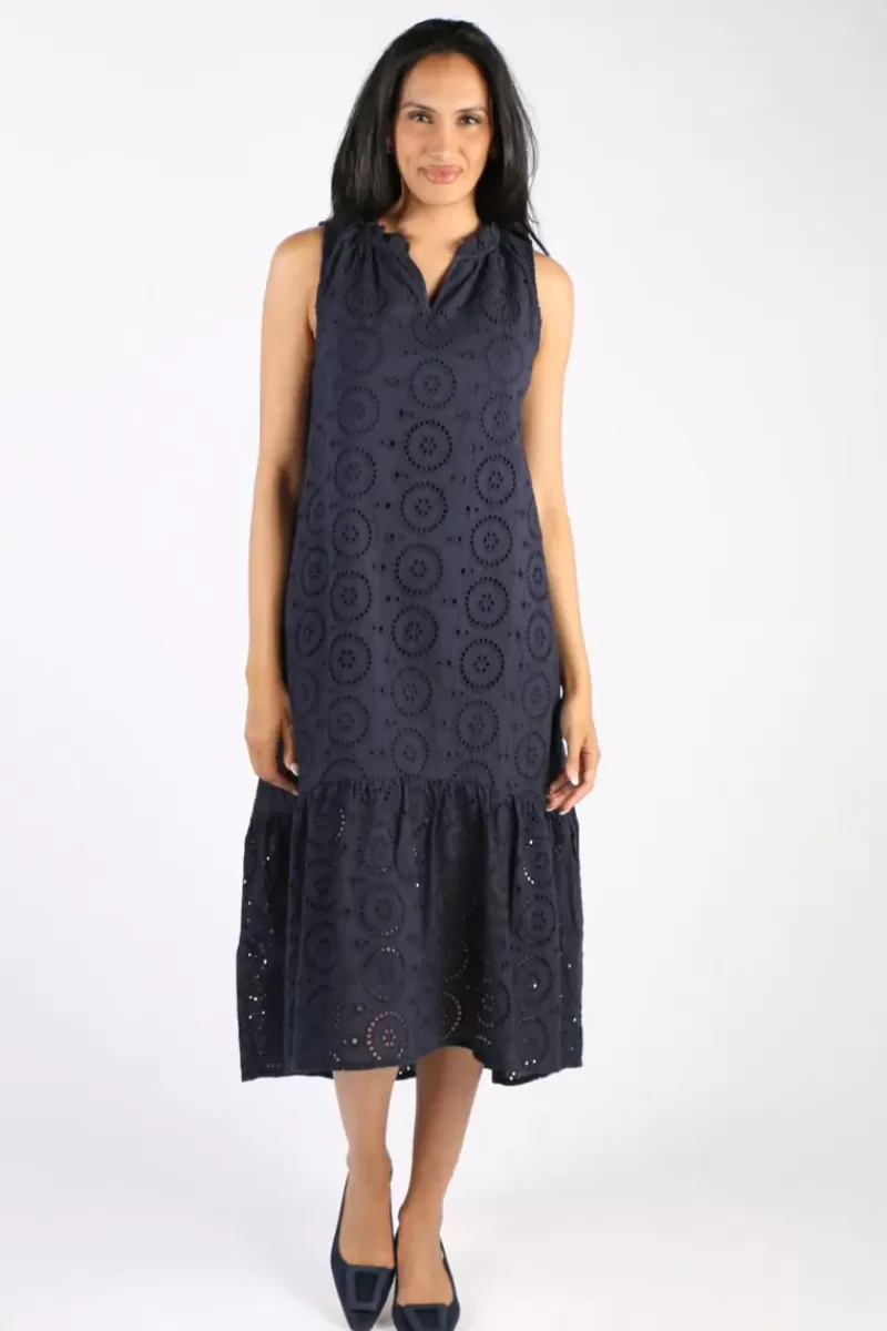 HAMMOCK AND VINE Hammock & Vine Casablanca Dress In Navy