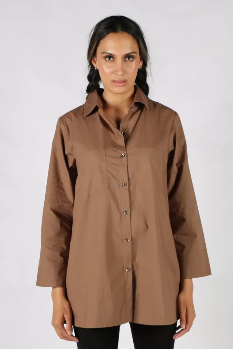 BAGRUU Harvey Shirt By In Teak