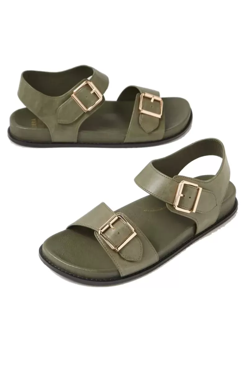 ZIERA Hastice Sandal By In Olive