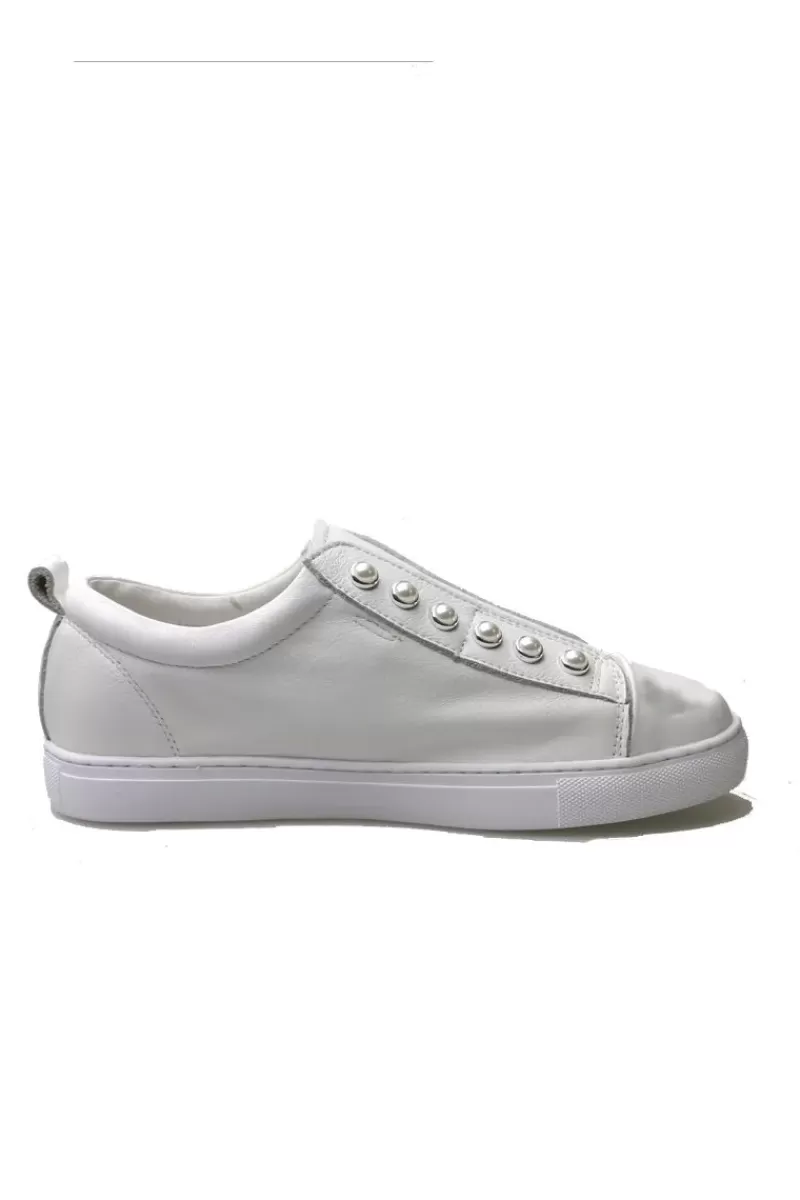 HINAKO Pearl Sneaker In White