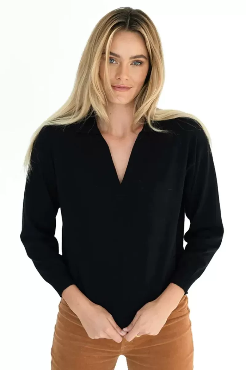 HUMIDITY LIFESTYLE Humidity Bridgette Jumper In Black