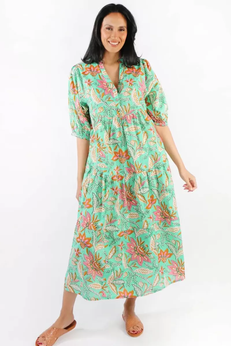 IBISA San Jose Midi Dress In Spearmint