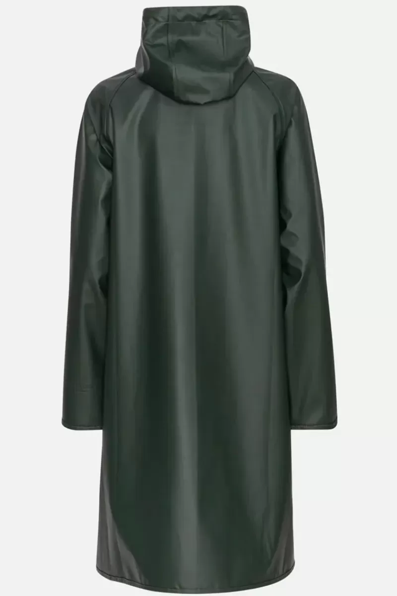 ILSE JACOBSEN A Line Raincoat In Beetle