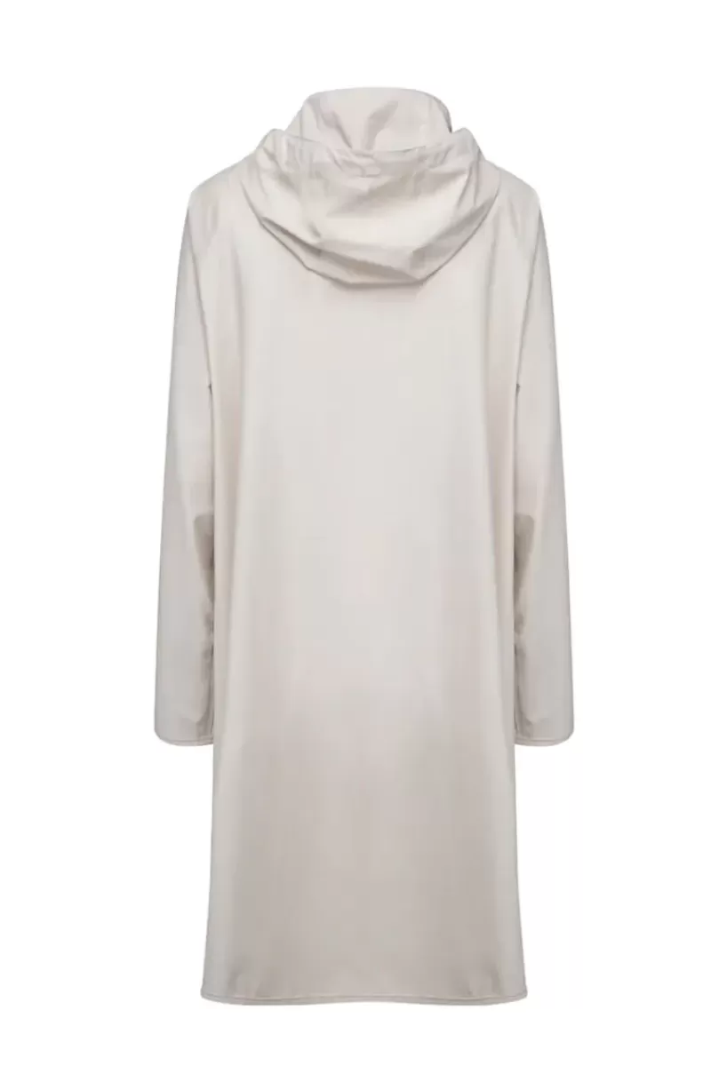 ILSE JACOBSEN A Line Raincoat In Cream