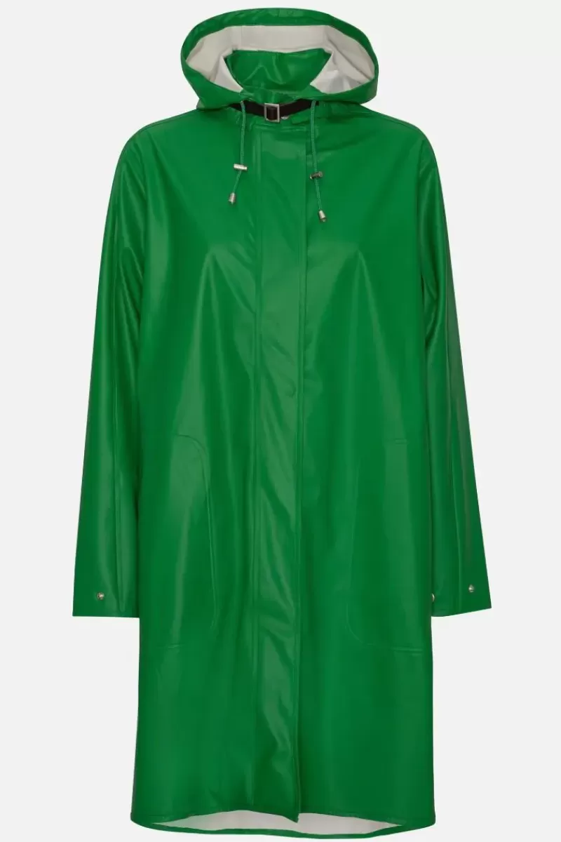 ILSE JACOBSEN A Line Raincoat In Green